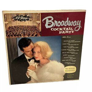 101 Strings Broadway Cocktail Party (Vinyl, 1960) Somerset S-12100 Good LP